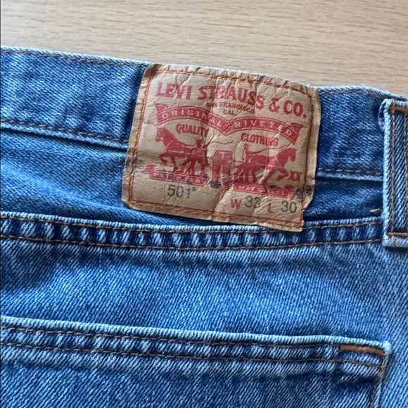 Levi's Women’s Straight Jeans - Classic Blue size 33x30 - Picture 5 of 6